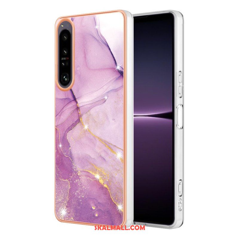 Skal Sony Xperia 1 IV Färgad Marmor