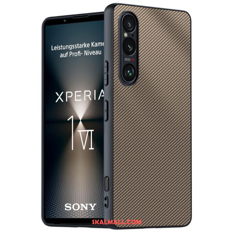 Skal Sony Xperia 1 Vi Telefonfodral Kolfiberstil