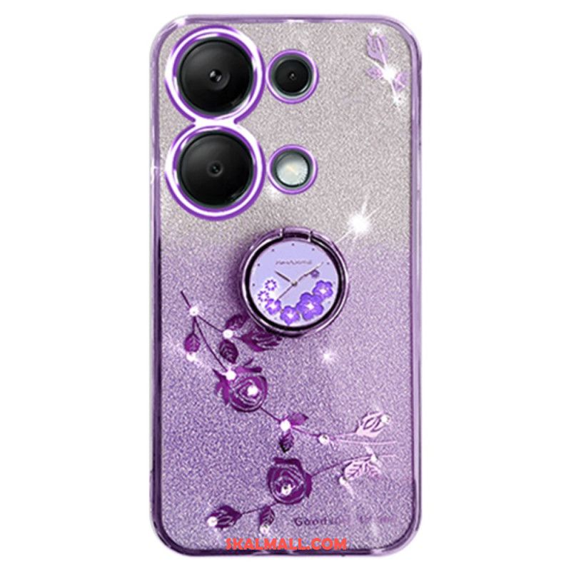 Skal Xiaomi Redmi Note 13 5g Kadem Glitter Och Rhinestone Support