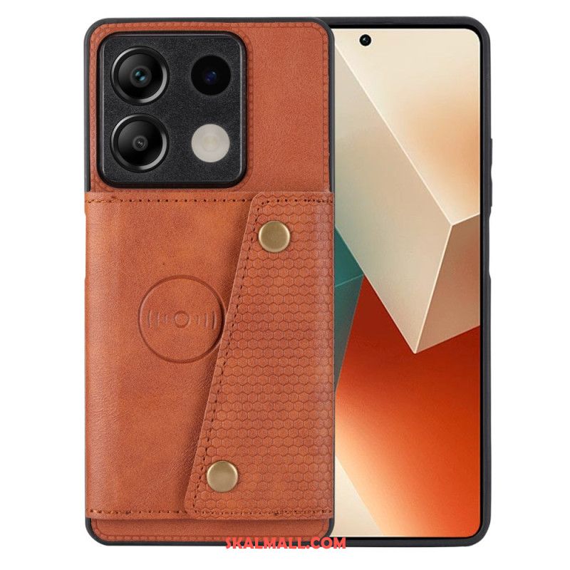 Skal Xiaomi Redmi Note 13 5g Lädereffektkorthållare