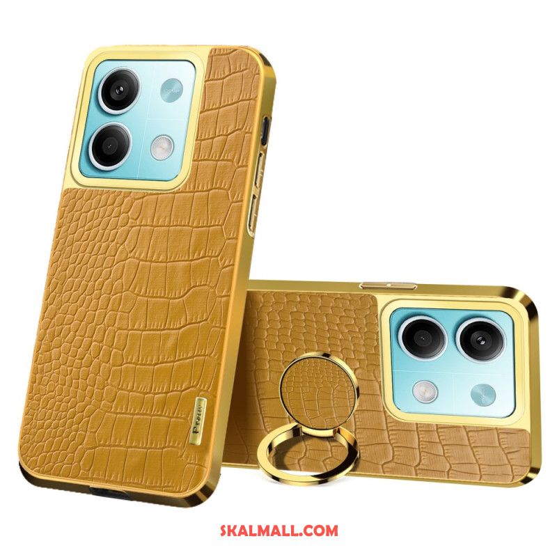 Skal Xiaomi Redmi Note 13 5g Telefonfodral Crocodile Style Ring-holder