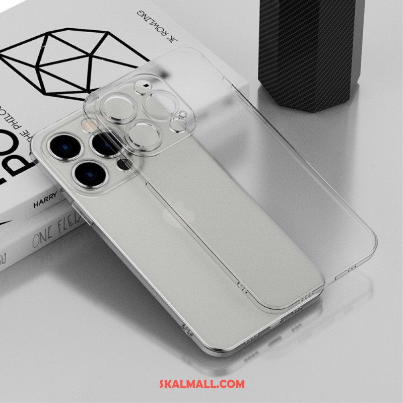 Skal iPhone 14 Transparent Metallisk Stil