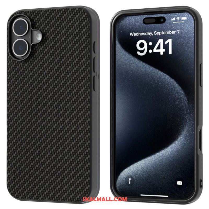 Skal iPhone 16 Abeel Carbon Fiber Texture