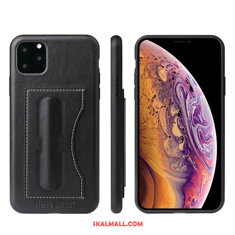 iPhone 11 Pro Skal Läderfodral All Inclusive Svart Kort Mobil Telefon Fodral Köpa