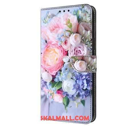 Fodral För Samsung Galaxy S24 Plus 5g Färgglada Blommor