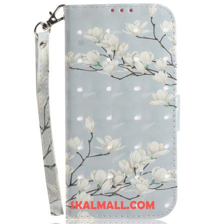 Fodral För Xiaomi Redmi Note 13 Pro 5g Lanière Magnolias