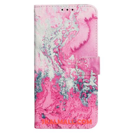 Fodral iPhone 16 Plus Marmorrosa Marmor