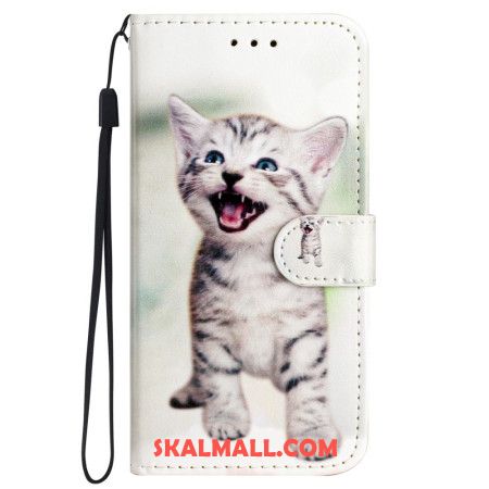 Fodral iPhone 16 Pro Max Liten Katt Med Rem