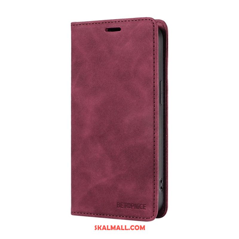 Folio-fodral Oppo Reno 12f 5g Telefonfodral Mockaeffekt Med Rfid-blockering Betopnice