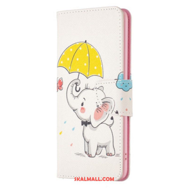 Folio-fodral Samsung Galaxy S23 5G Baby Elefant