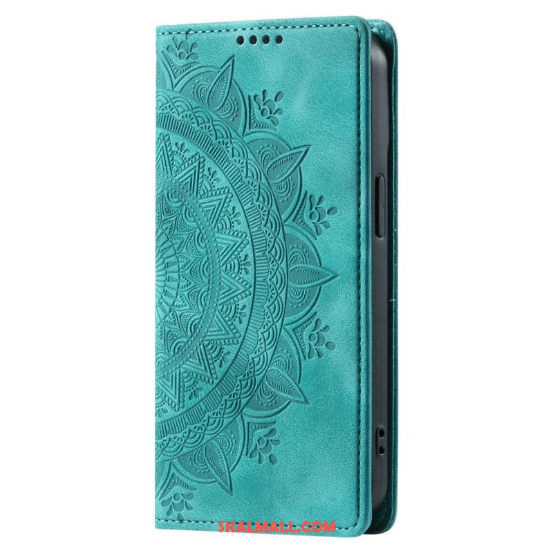 Folio-fodral Xiaomi Redmi Note 13 Pro Plus 5g Telefonfodral Mandala Mockaeffekt