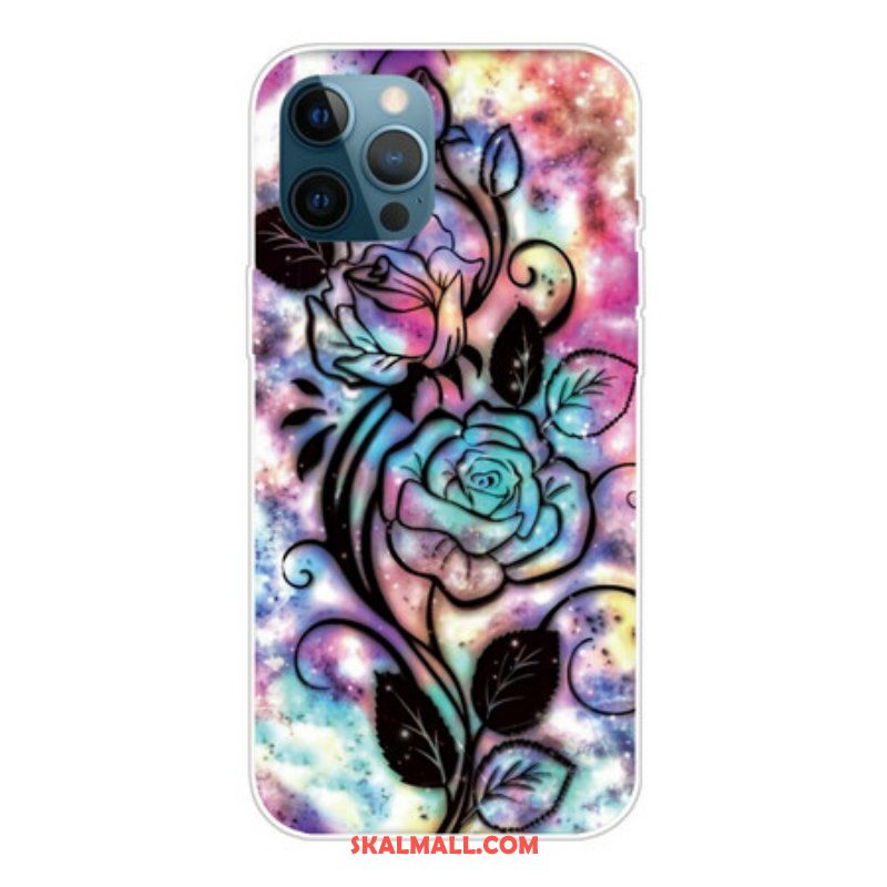 Mobilskal iPhone 13 Pro Grafisk Blomma