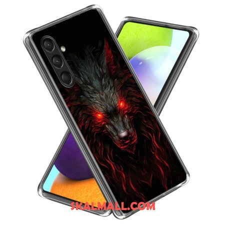 Skal För Samsung Galaxy A16 5g Red Wolf Silikon