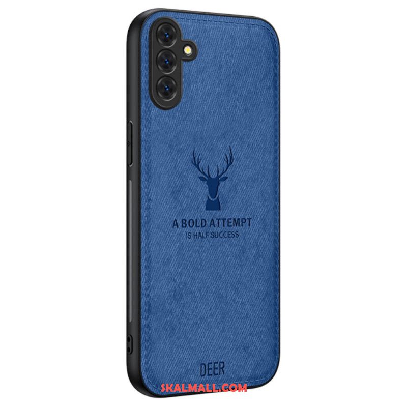 Skal För Samsung Galaxy A55 5g Faux Deer Leather