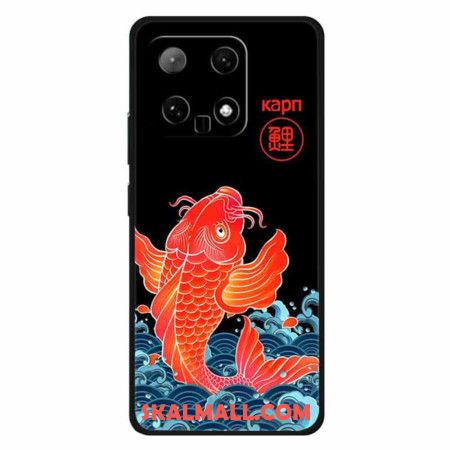 Skal För Xiaomi 14 Gyllene Karp