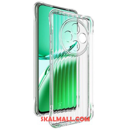 Skal Oppo Reno 12f 5g Transparent Vågig Textur Med Imak Airbag