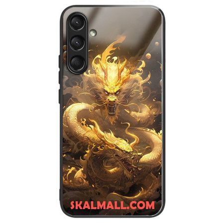 Skal Samsung Galaxy A16 5g Telefonfodral Gyllene Drake Härdat Glas