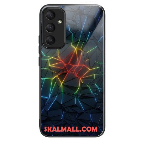 Skal Samsung Galaxy A55 5g Geometriskt Mönster Av Härdat Glas