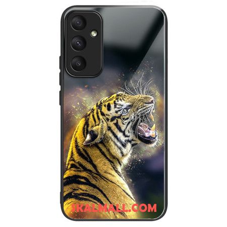 Skal Samsung Galaxy A55 5g Rytande Tiger I Härdat Glas