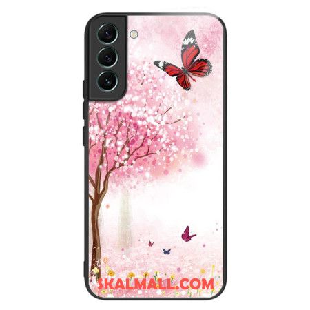 Skal Samsung Galaxy S24 5g Körsbärsblommor I Härdat Glas