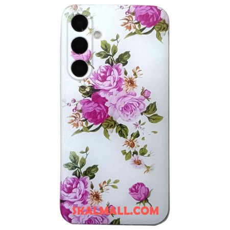 Skal Samsung Galaxy S24 Fe Rosa Blommor