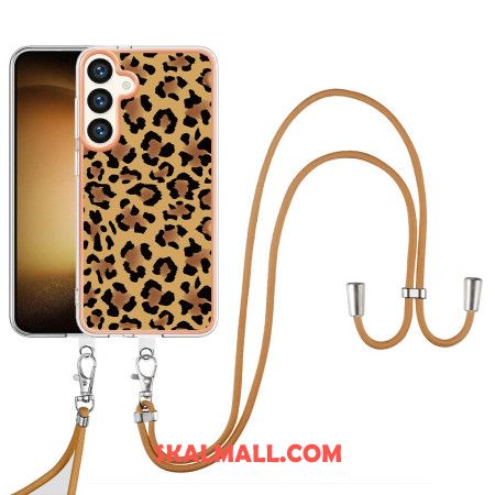 Skal Samsung Galaxy S24 Plus 5g Dragsko Leopardtryck