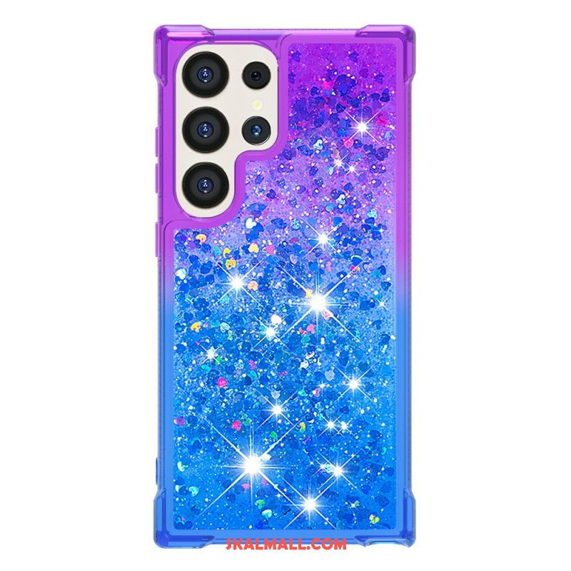 Skal Samsung Galaxy S24 Ultra 5g Telefonfodral Flytande Glitter