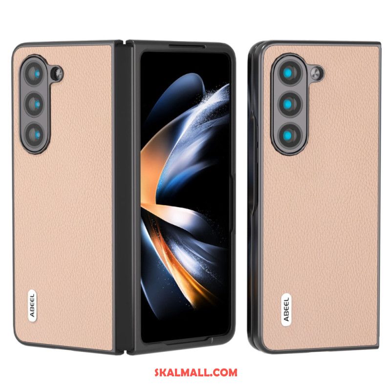 Skal Samsung Galaxy Z Fold 6 Litchi Konstläder Abeel