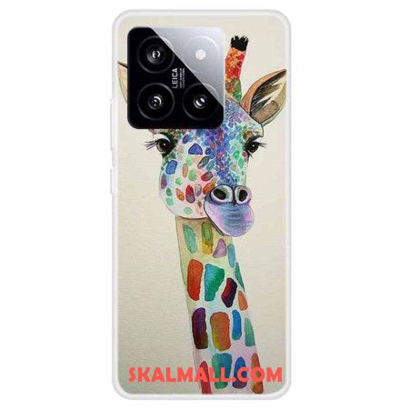 Skal Xiaomi 14 Färgglad Giraff