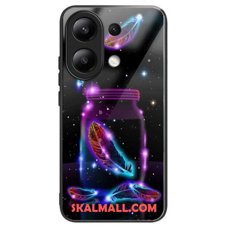 Skal Xiaomi Redmi Note 13 4g Fluorescerande Fjäder Av Härdat Glas