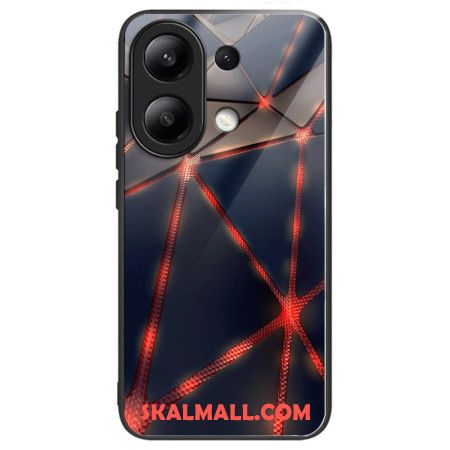 Skal Xiaomi Redmi Note 13 4g Röda Trianglar Av Härdat Glas