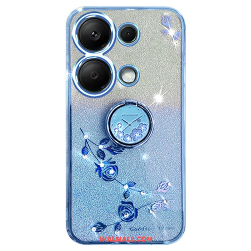 Skal Xiaomi Redmi Note 13 5g Kadem Glitter Och Rhinestone Support