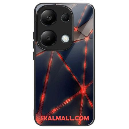 Skal Xiaomi Redmi Note 13 Pro 4g Röda Trianglar Av Härdat Glas