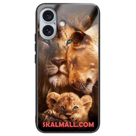 Skal iPhone 16 Plus Lions Härdat Glas