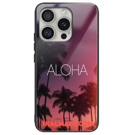 Skal iPhone 16 Pro Aloha Härdat Glas