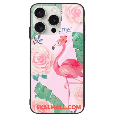 Skal iPhone 16 Pro Flamingo Härdat Glas