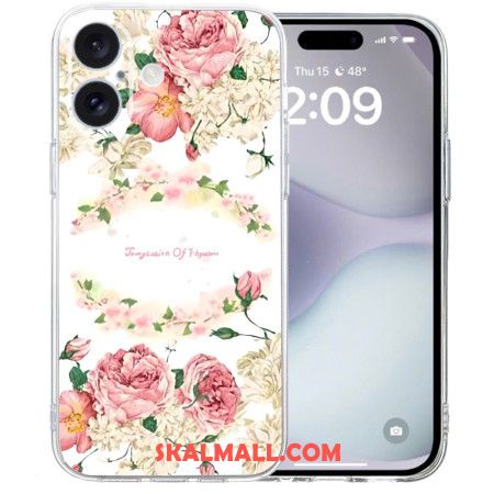 Skal iPhone 16 Transparent Edge Roses