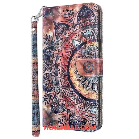 Skyddsfodral Xiaomi Redmi Note 13 4g Färgglad Mandala Med Rem